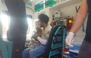 Elektrikli bisiklete 4 kişi binince kaza kaçınılmaz...