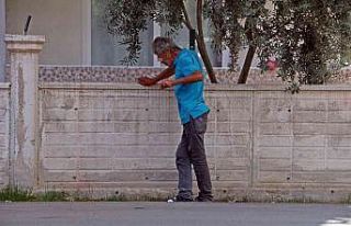 Elinde şırıngayla ayakta durmakta zorlandı, polis...