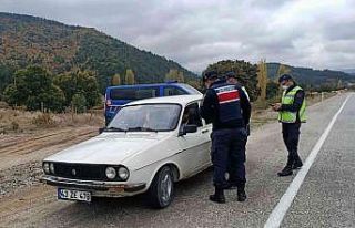 Emet ve Hisarcık jandarmasından ortaklaşa asayiş...