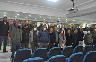 Erzincan Köy ve Mahalle Muhtarları Derneği’nde...