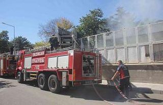 Erzincan’da ordu evinde yangın