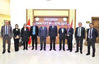 Erzurum Kent Konseyi’nden Emniyet Müdürü Tuncer’e...