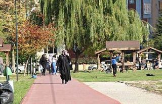 Eskişehirliler ekim ayında güneşli havayı fırsat...