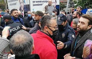 Eylemde polise ‘Açığa alınacağını biliyor...