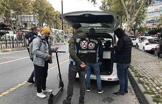 Fatih’te elektrikli scooterlara yönelik denetim