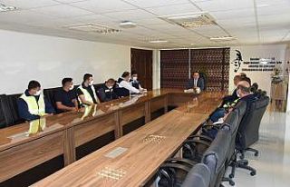 Fedakar personellere teşekkür belgesi takdim edildi