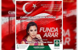 Funda Arar Osmaniye’de "Cumhuriyet" konseri...