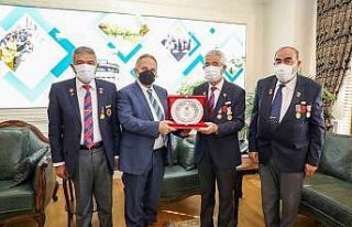 Gazilerden Başkan Yalçın’a teşekkür