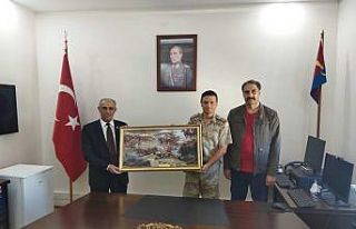 Gazilerden Jandarmaya ziyaret