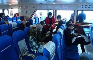 Gestaş feribotlarında 29 Ekim coşkusu