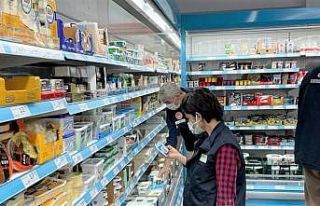 Gıda işletmeleri ve marketler denetlendi
