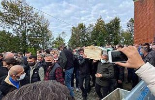 Göçükte ölen işçi son yolculuğuna uğurlandı