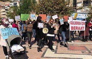 Gülderen Yeşildağ için yürüyüş düzenlendi