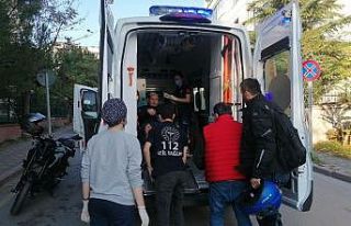 Hafif ticari araç ile çarpışan motosikletin sürücüsü...