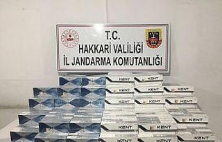 Hakkari’de 3 bin 960 paket sigara ele geçirildi