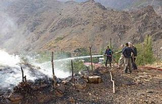 Hakkari’de 480 bağ ot yandı