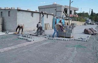 Haliliye kırsalındaki 4 mahallede yol çalışması...