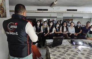 Hastanelere afet eğitimi