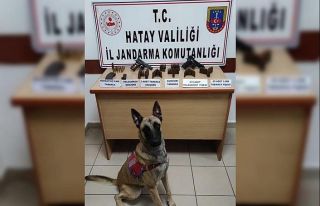 Hatay’da bir evde silah ve mühimmat bulundu