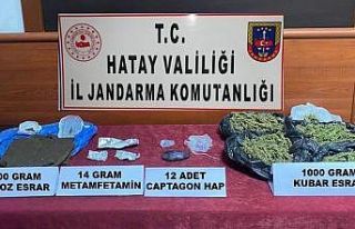 Hatay’da uyuşturucu operasyonu
