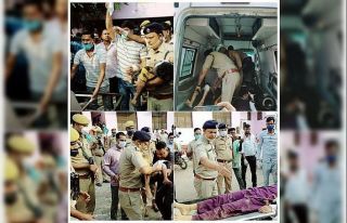 Hindistan’da otobüs yoldan çıkarak kamyona çarptı:...