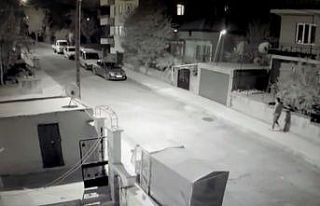 Hırsızlık zanlısı güvenlik kameralarına yakalandı