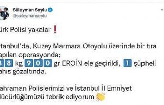 İçişleri Bakanı Soylu, İstanbul’da gerçekleştirilen...