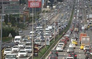 İstanbul’da cumhuriyet bayramı öncesi trafik...