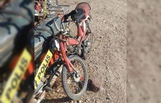 İstinat duvarına çarpan motosiklet sürücüsü...