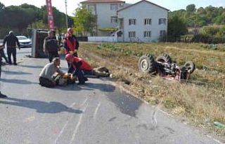 İvrindi’de traktör kazası 1 ölü, 1 yaralı
