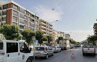İzmir’de drone destekli trafik denetimi