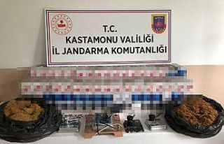 Jandarma ekiplerinden kaçak tütün operasyonu: 41...