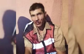 Jandarma kıyafeti giyen hırsız, cezaevi firarisi...