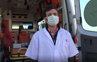 Jandarma kontrol noktasında aşı uygulaması