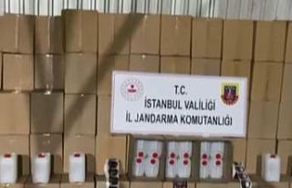 Jandarma’dan sahte içki operasyonu