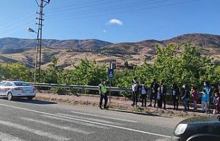 Jandarmadan yaya önceliği denetimi