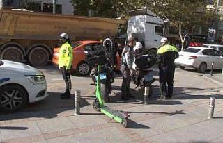 Kadıköy’de elektrikli scooter denetimi gerçekleştirildi