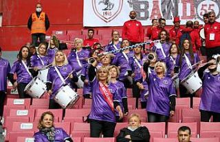 Kadın bandocular ilk kez Samsunspor için çaldı