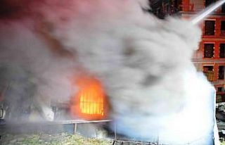 Kağıthane’de işçilerin kaldığı konteynerde...