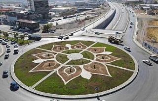 Kahramanmaraş’ta giriş arterlerine yeşil dokunuş