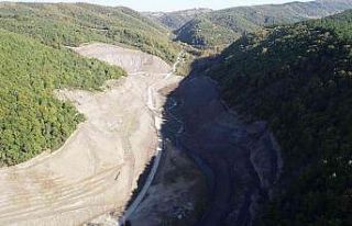 Karamürsel İhsaniye Barajı’nda temizlik çalışmaları...