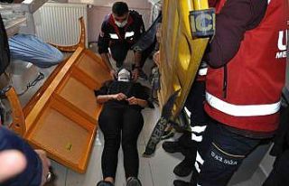 Kars’ta gerçeğini aratmayan tatbikat