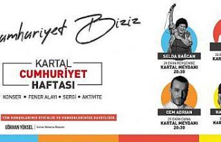 Kartal Belediyesi’nden Cumhuriyet’in 98. yılına...