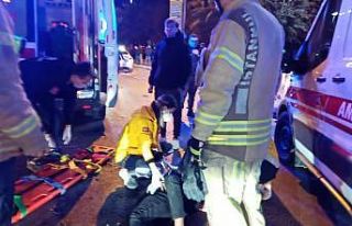 Kartal’da otomobil ile motosiklet çarpıştı,...