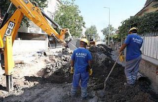 KASKİ, ekonomik ömrünü tamamlamış hatları yeniliyor