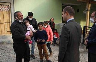 Kaymakam Demirer, hane ziyaretlerine devam ediyor