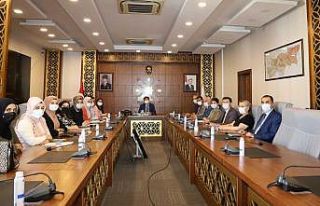 Kaymakam Tunç, ADEM yöneticileriyle toplantı gerçekleştirdi