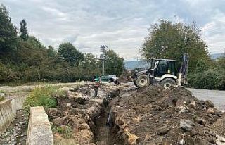 Kaynaşlı’da alt yapılar yenileniyor