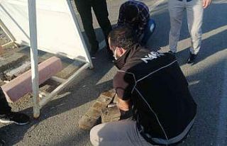 Kayseri’de 1.5 milyon TL’ değerinde eroin ele...