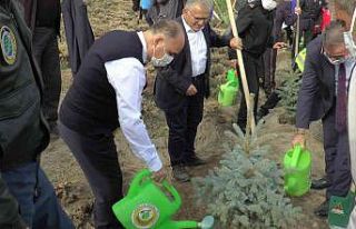 Kayseri’de 2 bin fidan toprakla buluştu